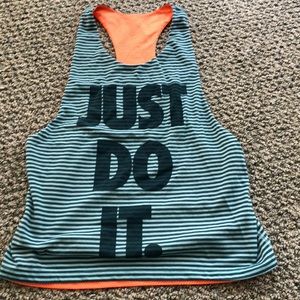 Reversible Nike women’s athletic tank top